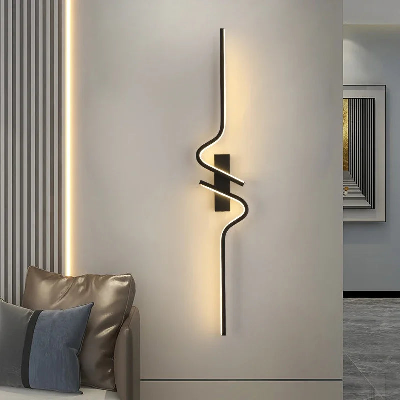 Creative LED Strip Wall Light