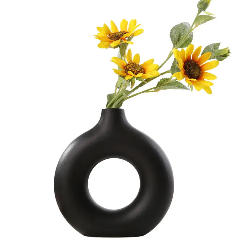 Ceramic Donut Vase