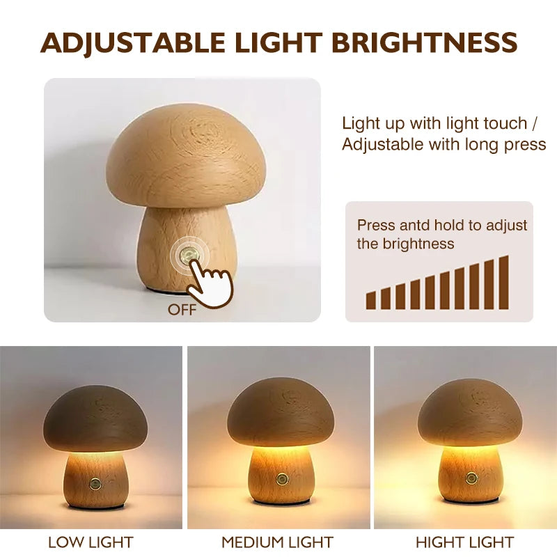 The 'Mushroom' Dimmable Lamp