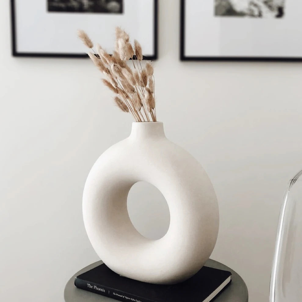 Ceramic Donut Vase