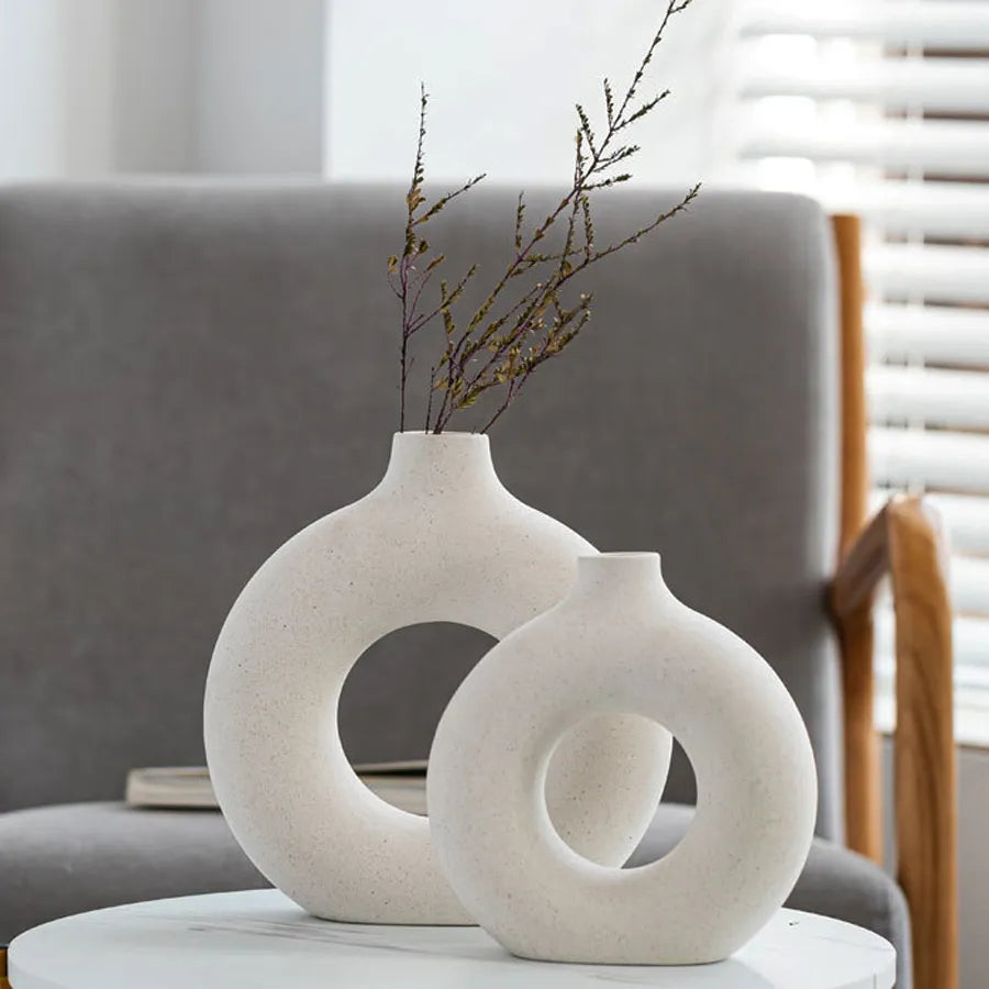 Ceramic Donut Vase